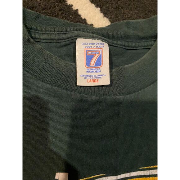 Vintage Logo 7 Green Bay Packers 90s T-shirt - Picture 4 of 4